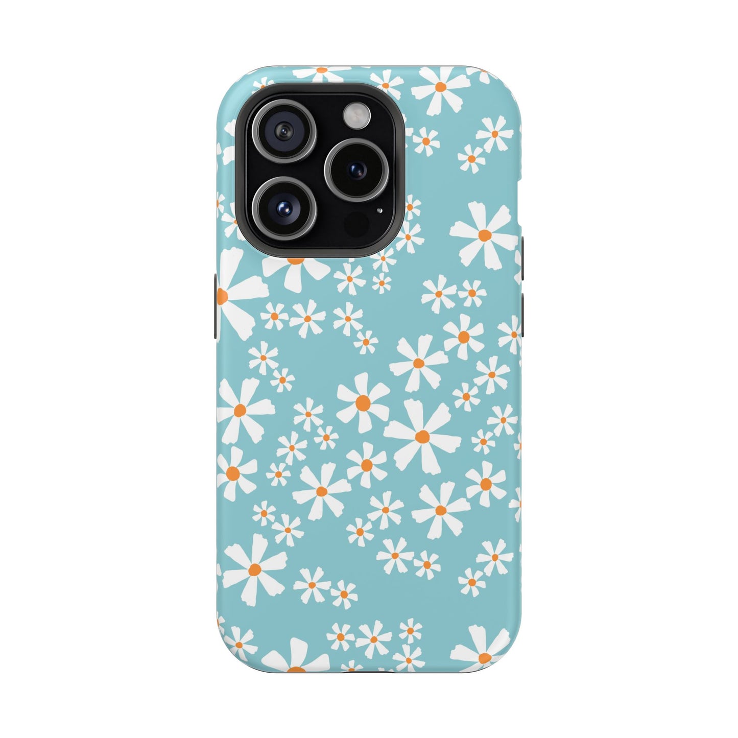 Vintage Daisy Field Phone Case – MagSafe Compatible for iPhone & Samsung Galaxy