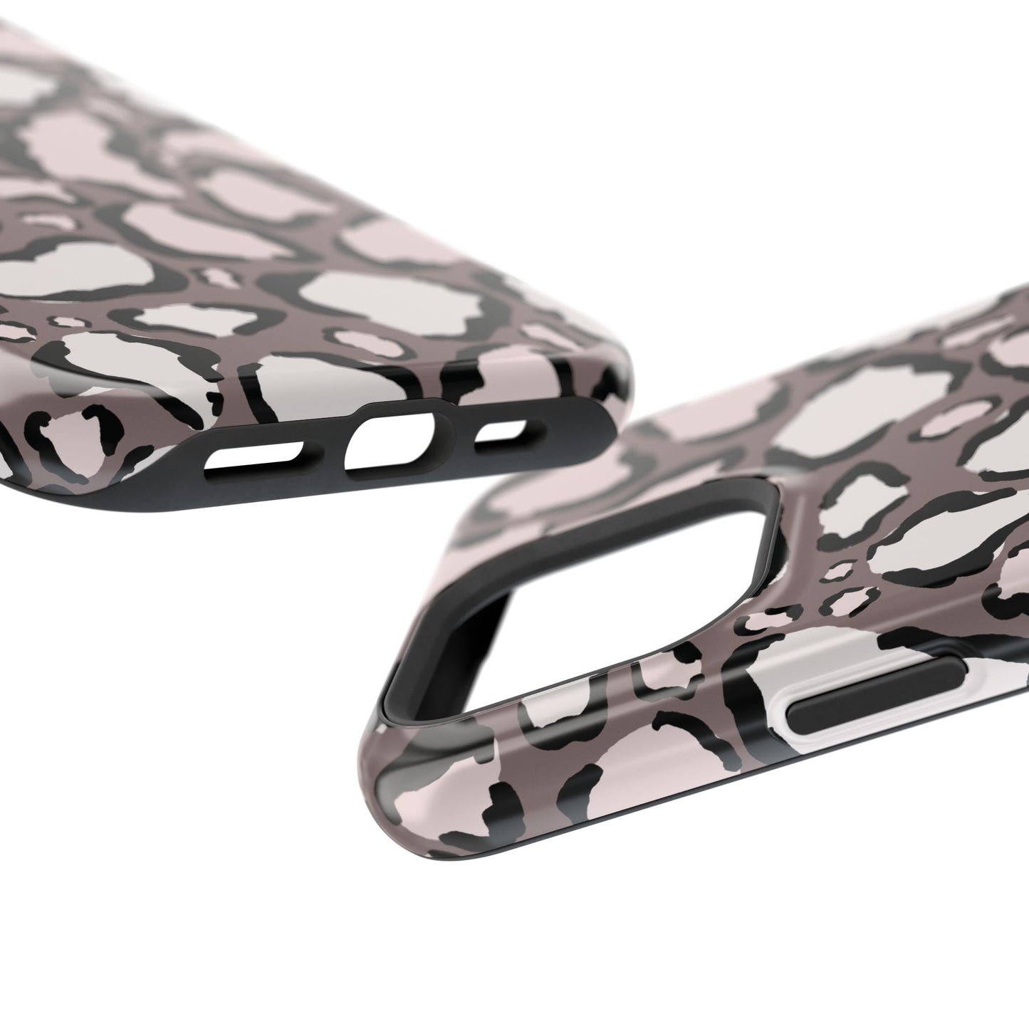 Chic Leopard Print Phone Case – MagSafe Compatible for iPhone & Samsung Galaxy