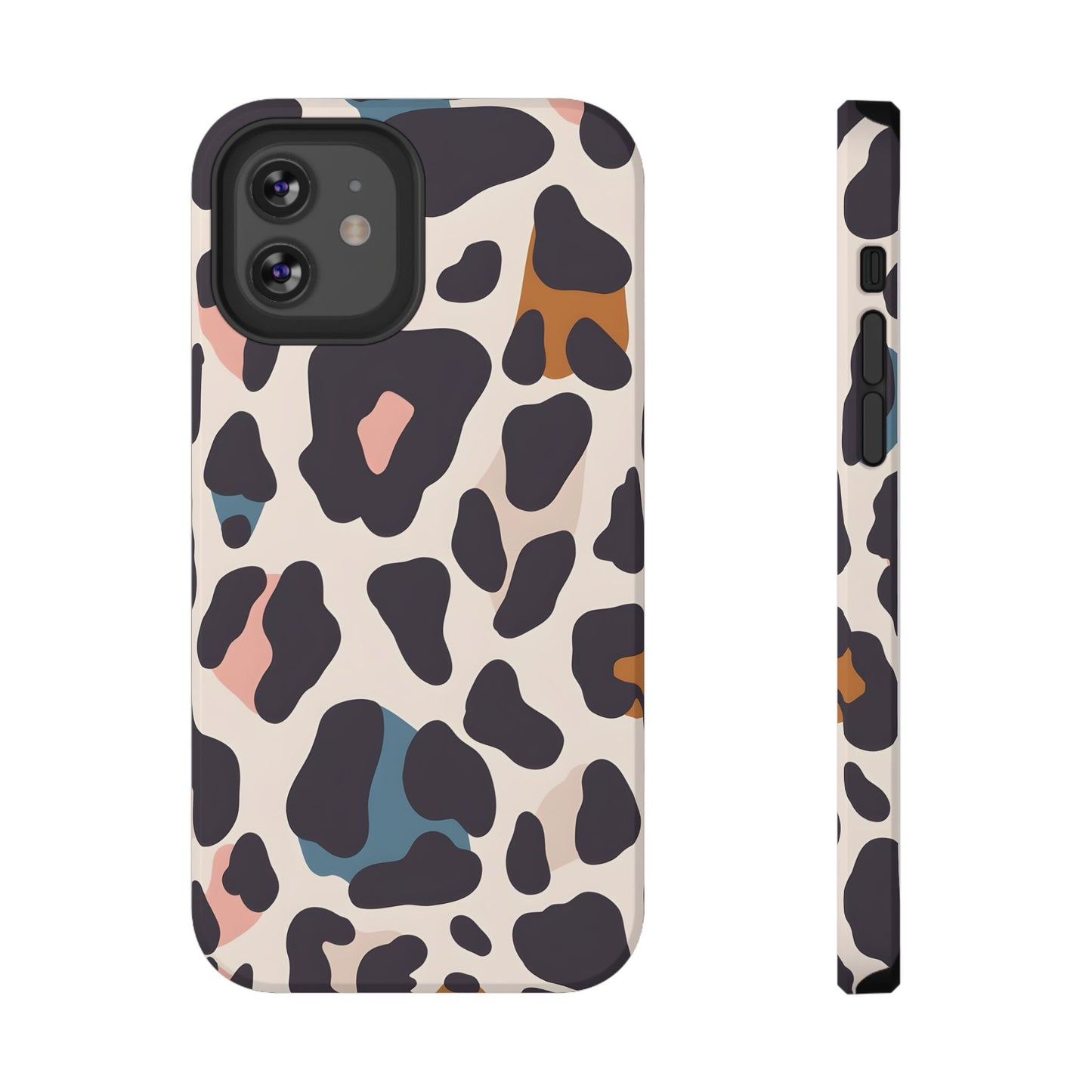 Modern Pastel Leopard Print Phone Case – MagSafe Compatible for iPhone & Samsung Galaxy
