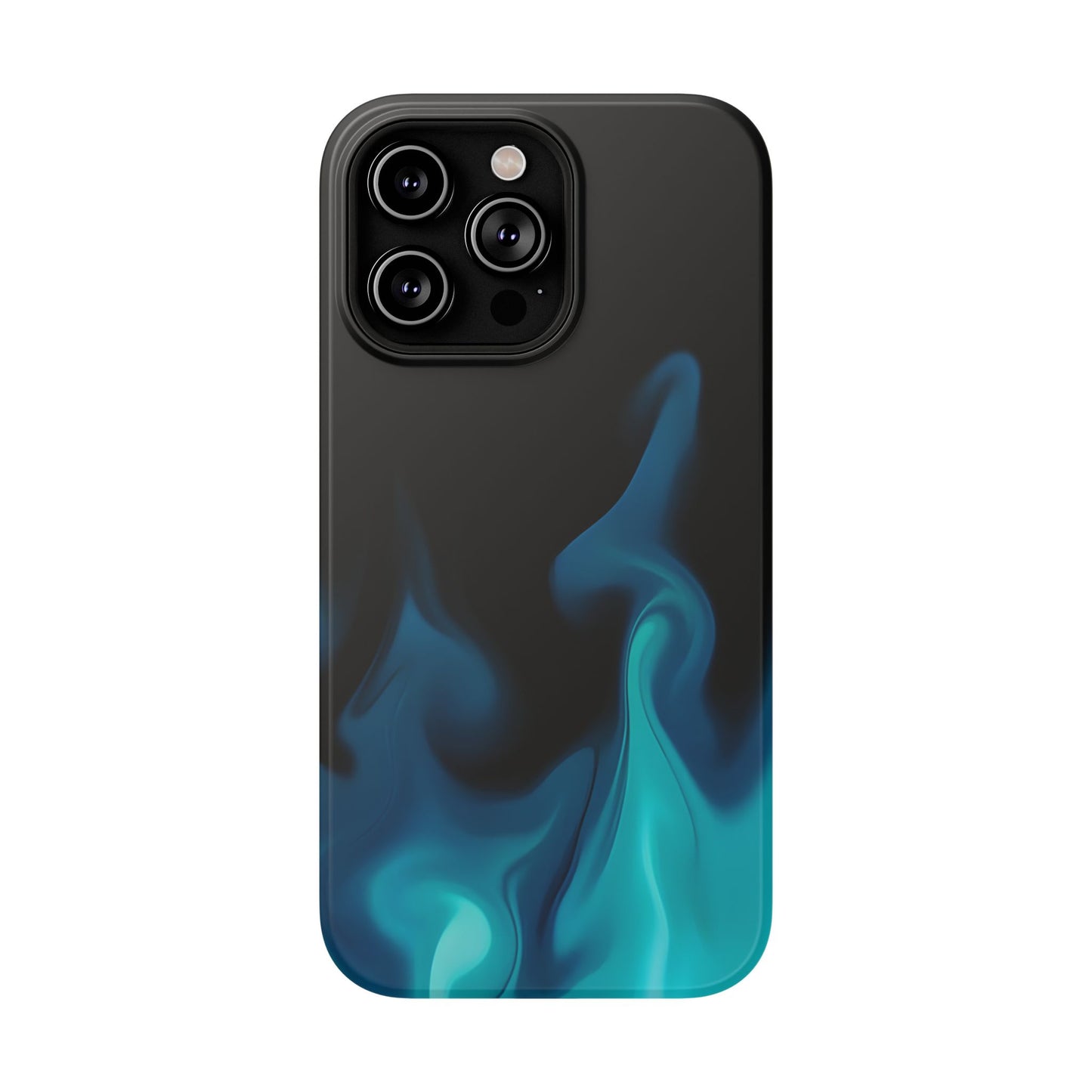 Blue Flame Energy Phone Case – MagSafe Compatible for iPhone & Samsung Galaxy