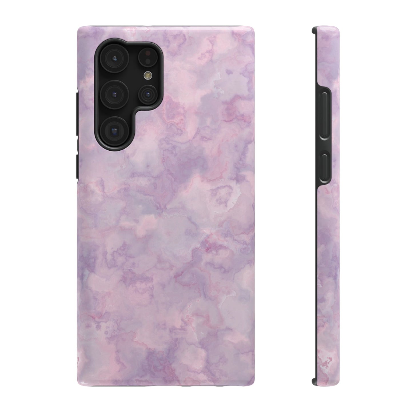 Lavender Dream Marble Phone Case – MagSafe Compatible for iPhone & Samsung Galaxy