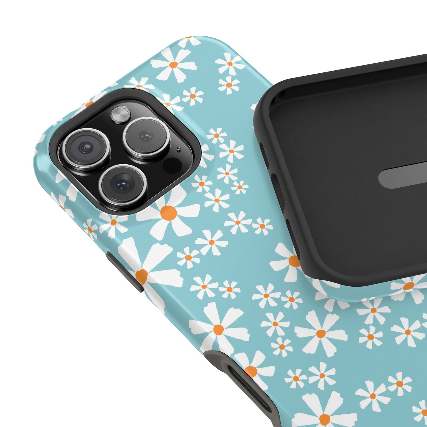 Vintage Daisy Field Phone Case – MagSafe Compatible for iPhone & Samsung Galaxy