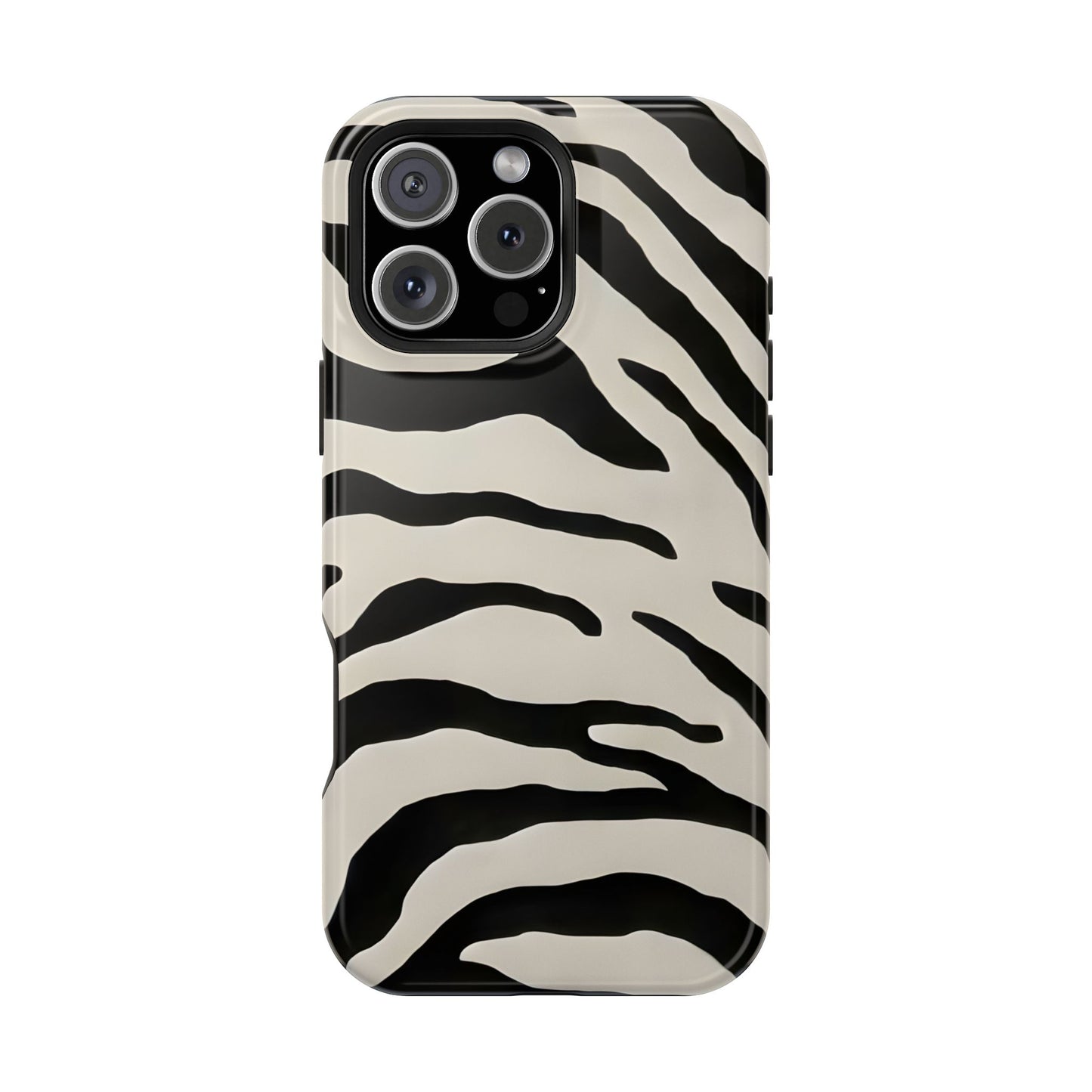 Classic Zebra Stripes Phone Case – MagSafe Compatible for iPhone & Samsung Galaxy