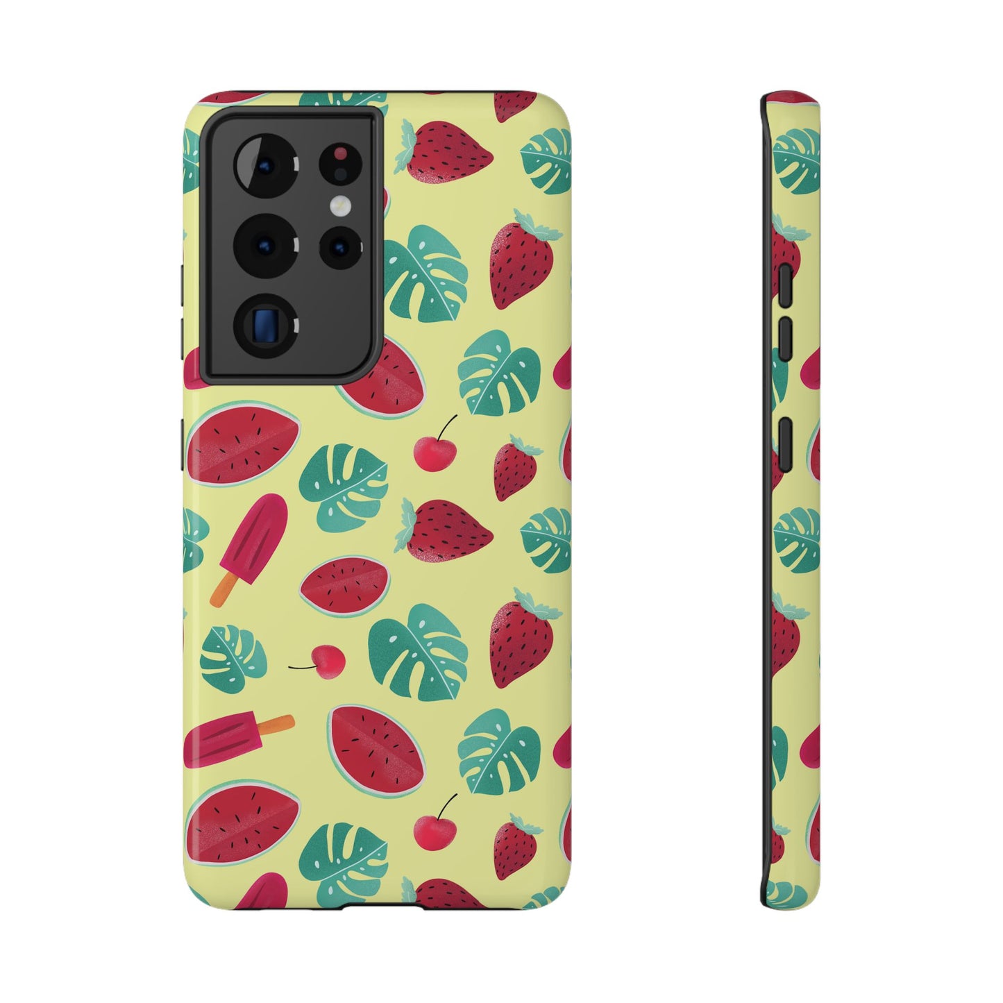 Tropical Summer Fruits Phone Case – MagSafe Compatible for iPhone & Samsung Galaxy