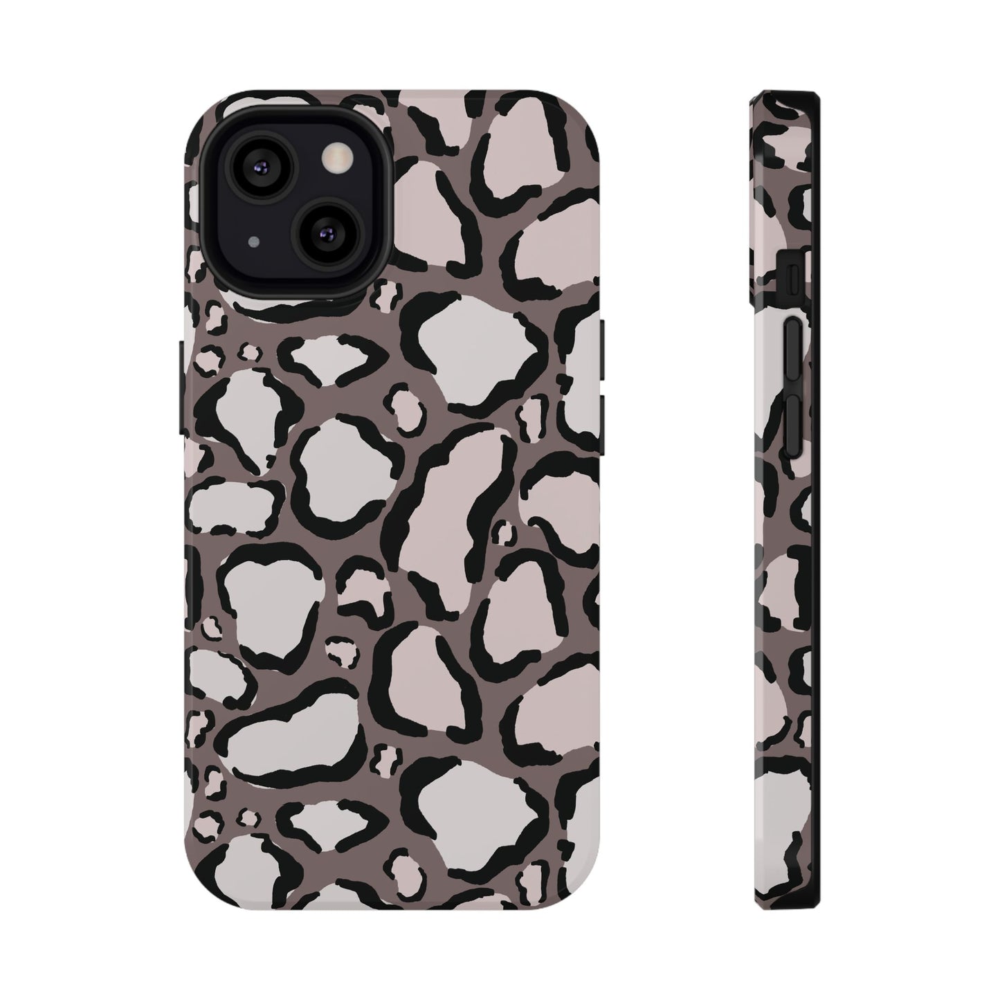 Chic Leopard Print Phone Case – MagSafe Compatible for iPhone & Samsung Galaxy