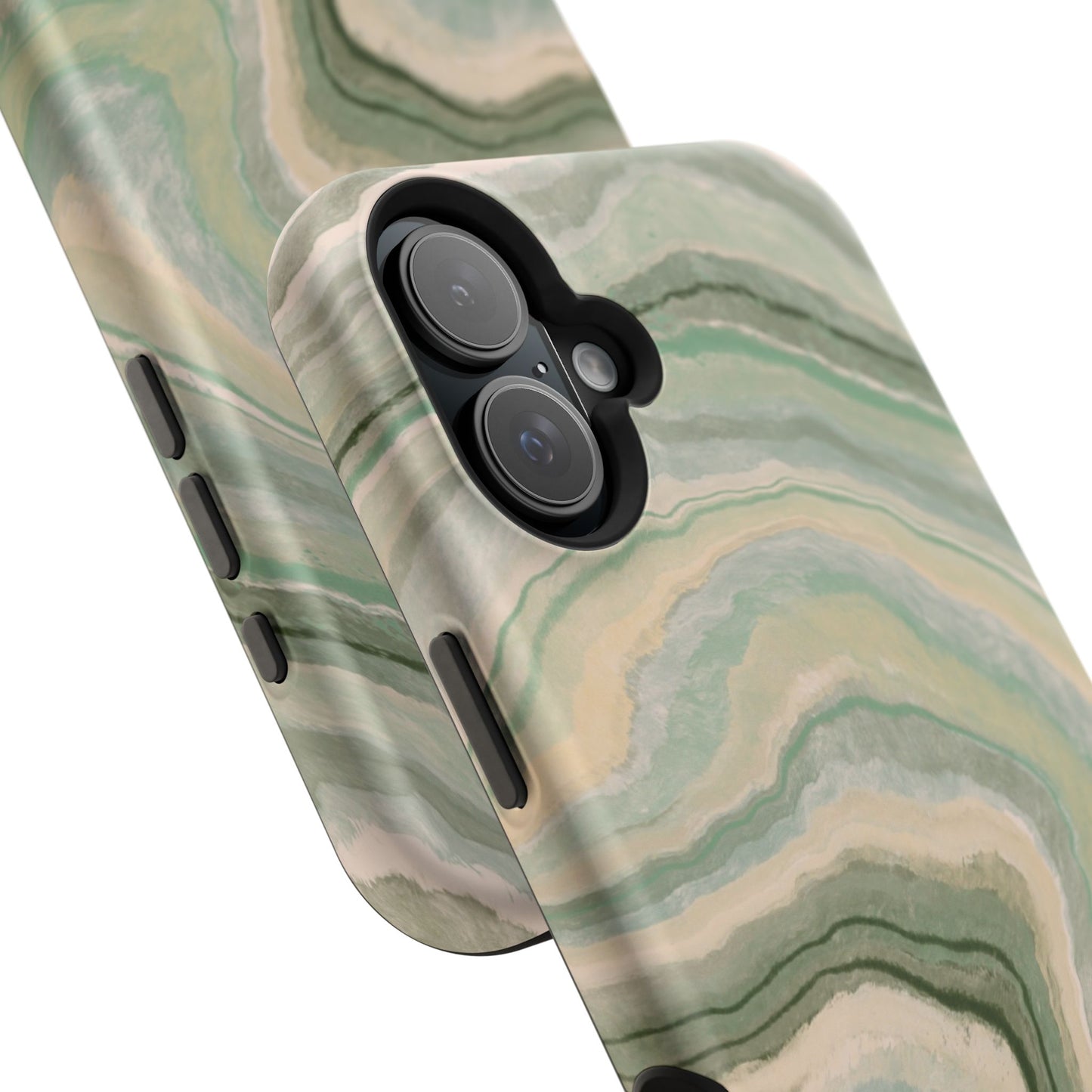 Earthy Agate Stone Phone Case – MagSafe Compatible for iPhone & Samsung Galaxy
