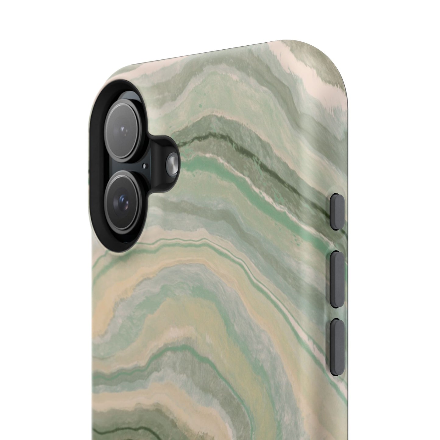 Earthy Agate Stone Phone Case – MagSafe Compatible for iPhone & Samsung Galaxy