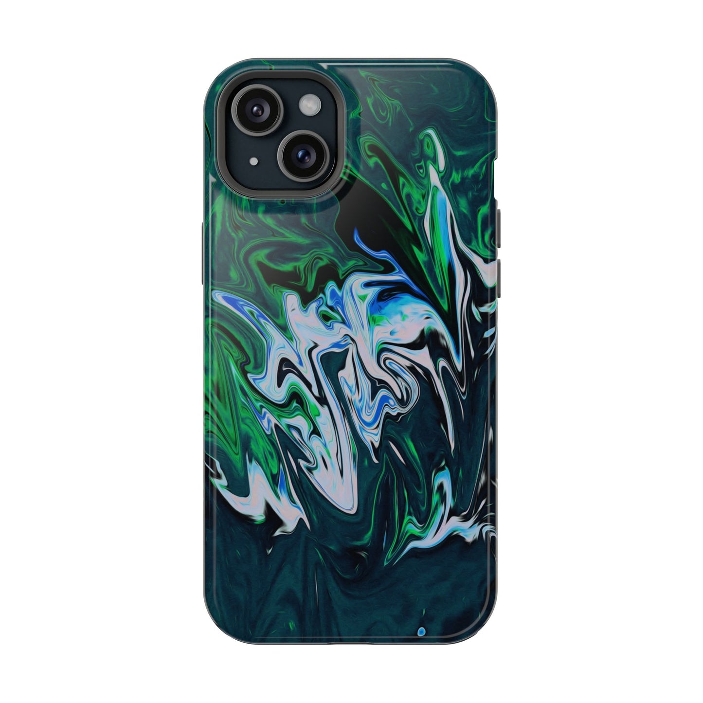 Prismatic Holographic Swirl Phone Case – MagSafe Compatible for iPhone & Samsung Galaxy
