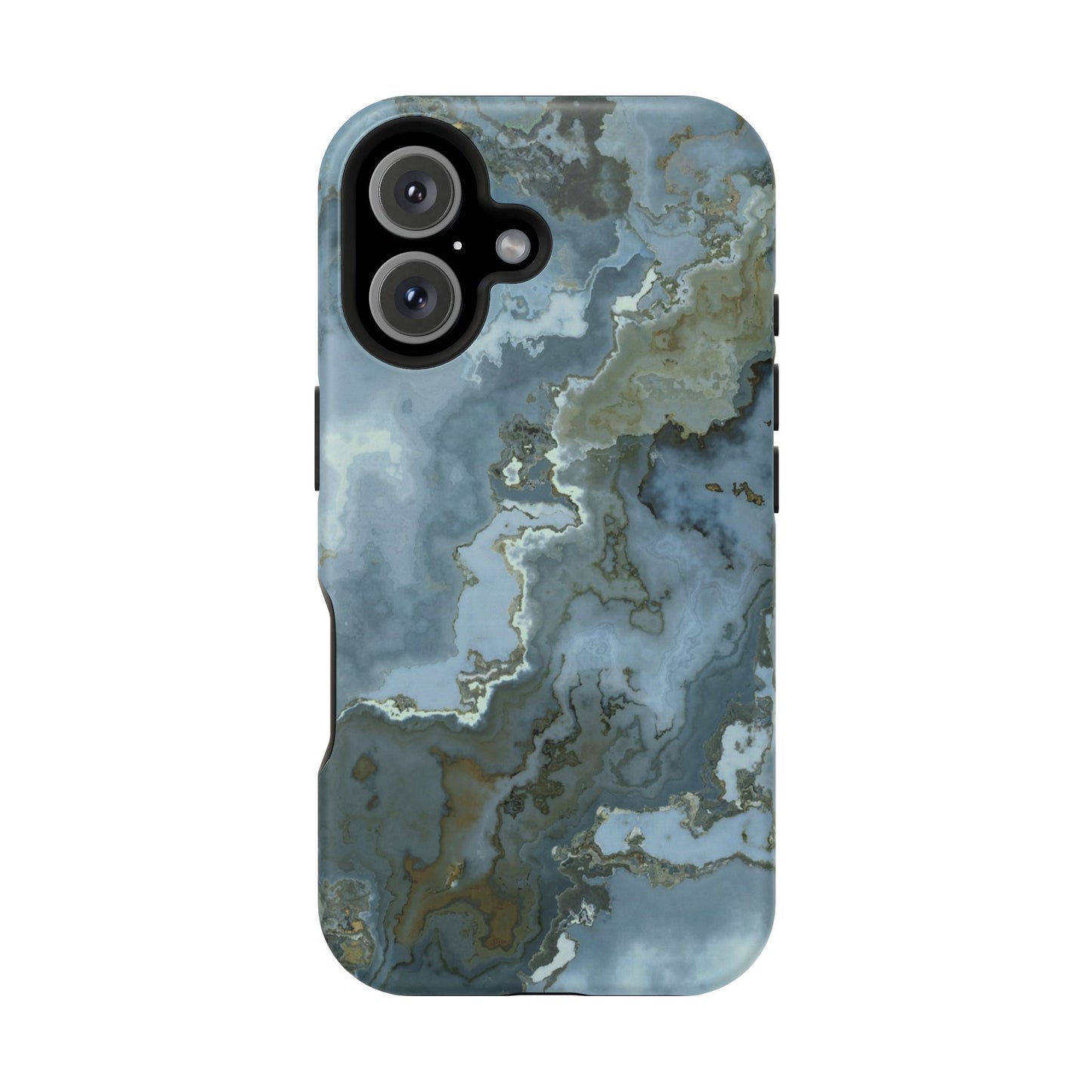 Oceanic Agate Marble Phone Case – MagSafe Compatible for iPhone & Samsung Galaxy