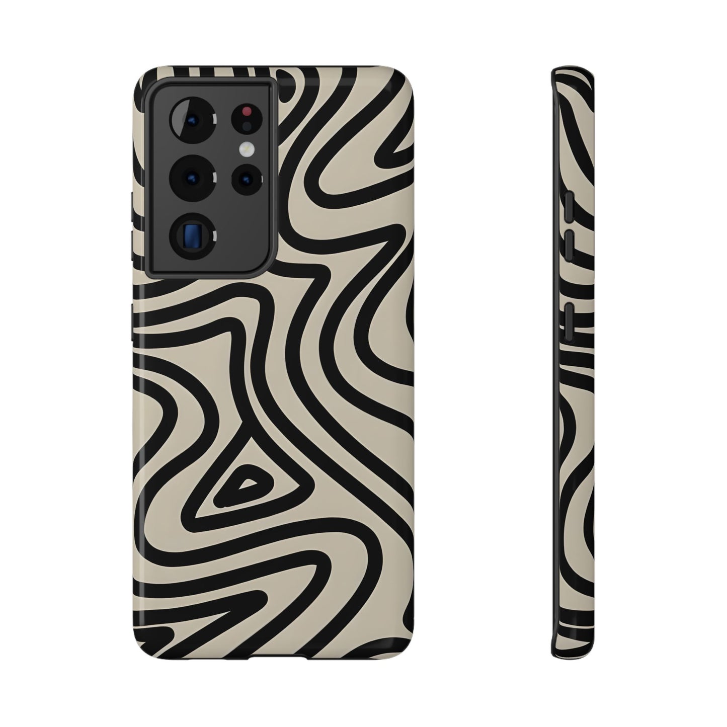Abstract Maze Line Art Phone Case – MagSafe Compatible for iPhone & Samsung Galaxy