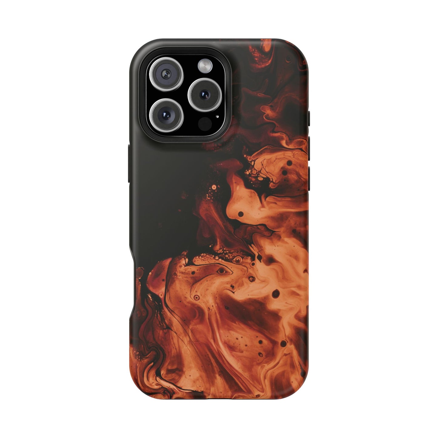 Molten Lava Abstract Art Phone Case – MagSafe Compatible for iPhone & Samsung Galaxy
