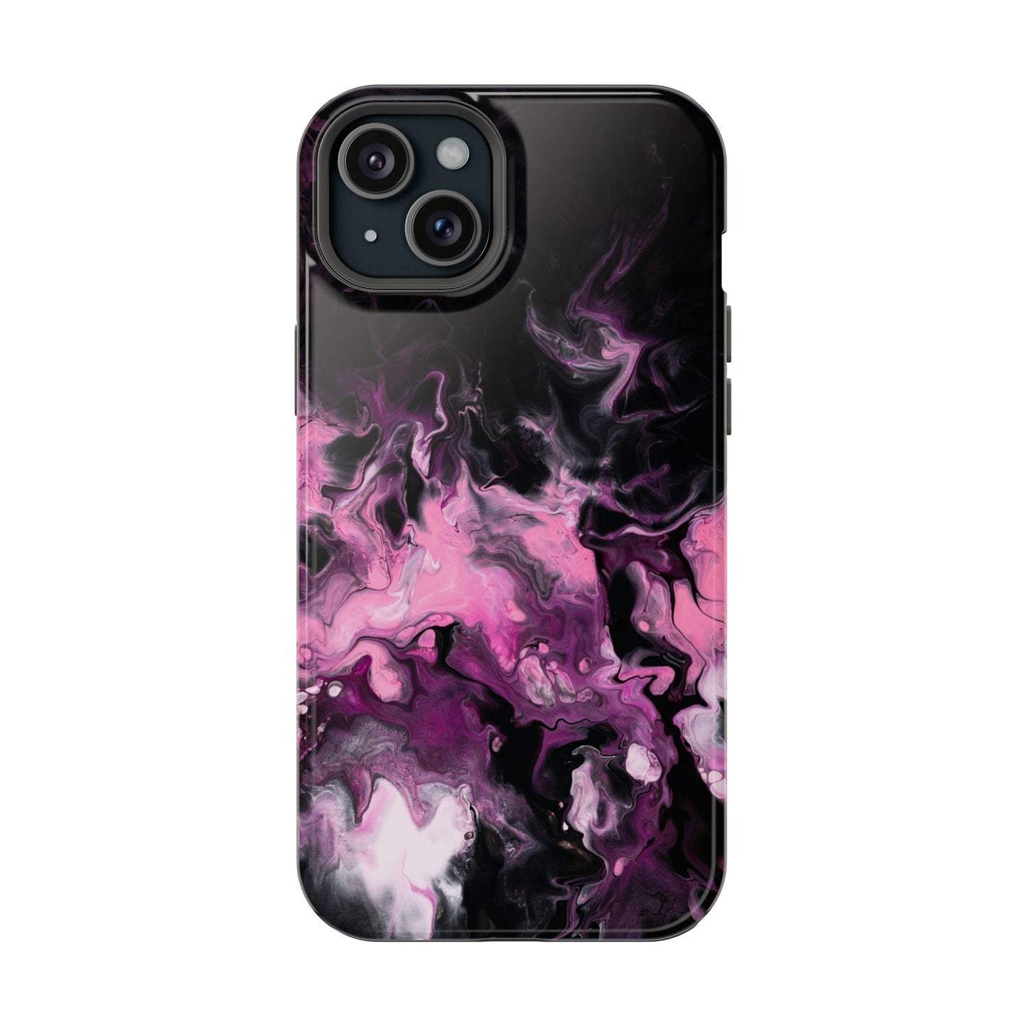 Electric Rose Marble Phone Case – MagSafe Compatible for iPhone & Samsung Galaxy