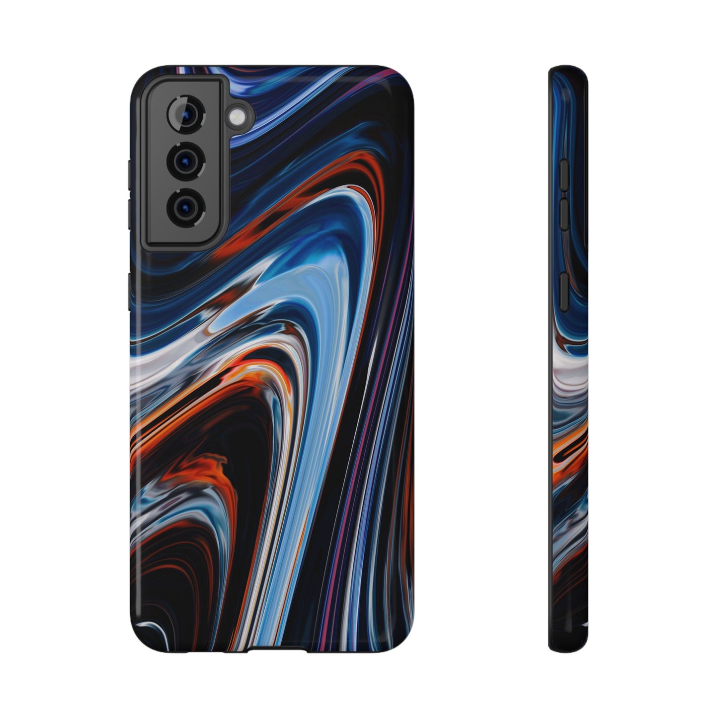 Vibrant Swirl Energy Phone Case – MagSafe Compatible for iPhone & Samsung Galaxy