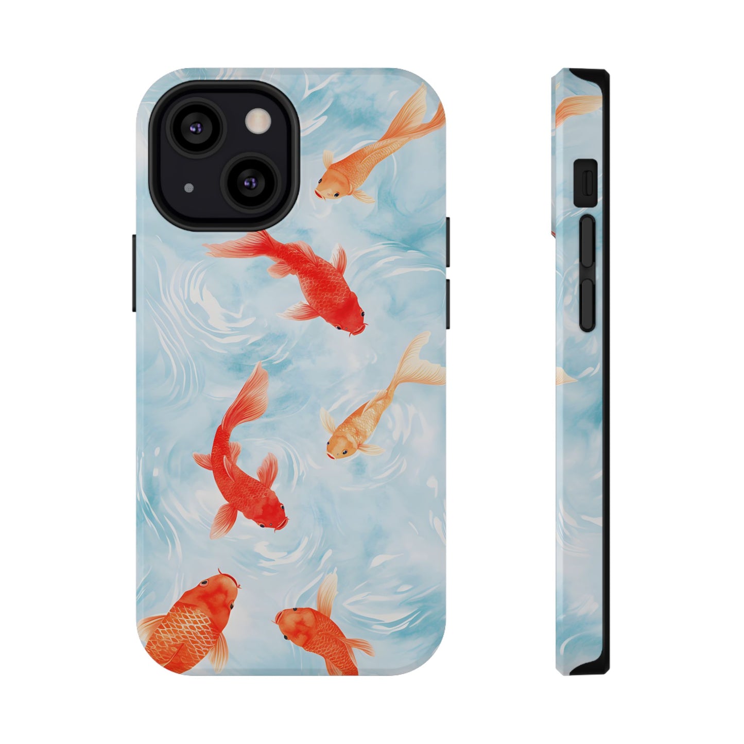 Koi Fish Pond Phone Case – MagSafe Compatible for iPhone & Samsung Galaxy
