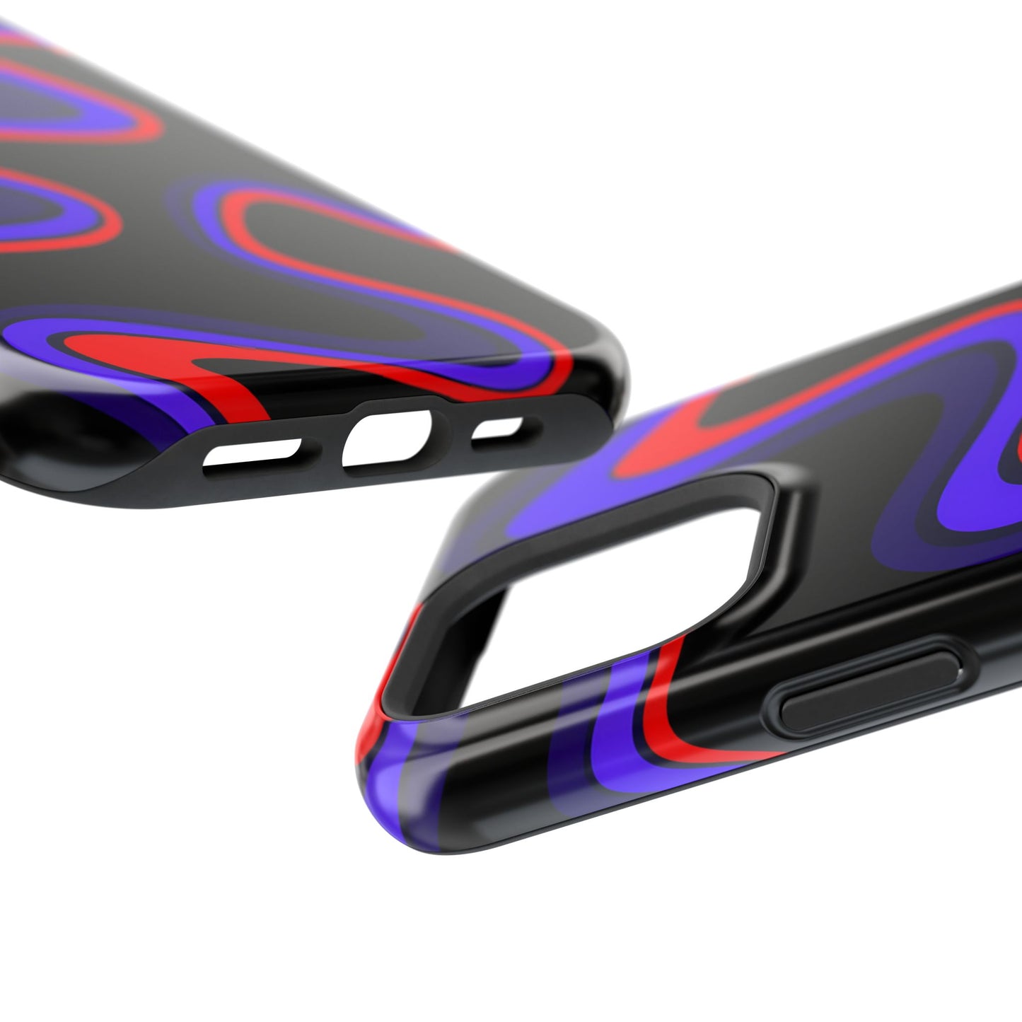 Psychedelic Wave Phone Case – MagSafe Compatible for iPhone & Samsung Galaxy