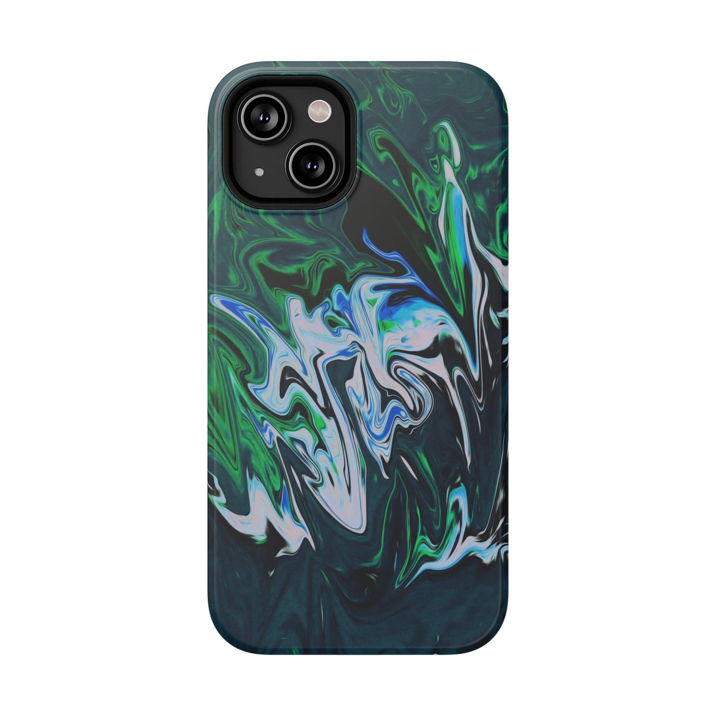 Prismatic Holographic Swirl Phone Case – MagSafe Compatible for iPhone & Samsung Galaxy