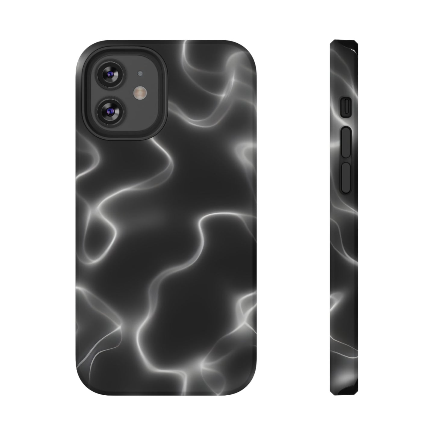 Electric Black Glow Phone Case – MagSafe Compatible for iPhone & Samsung Galaxy