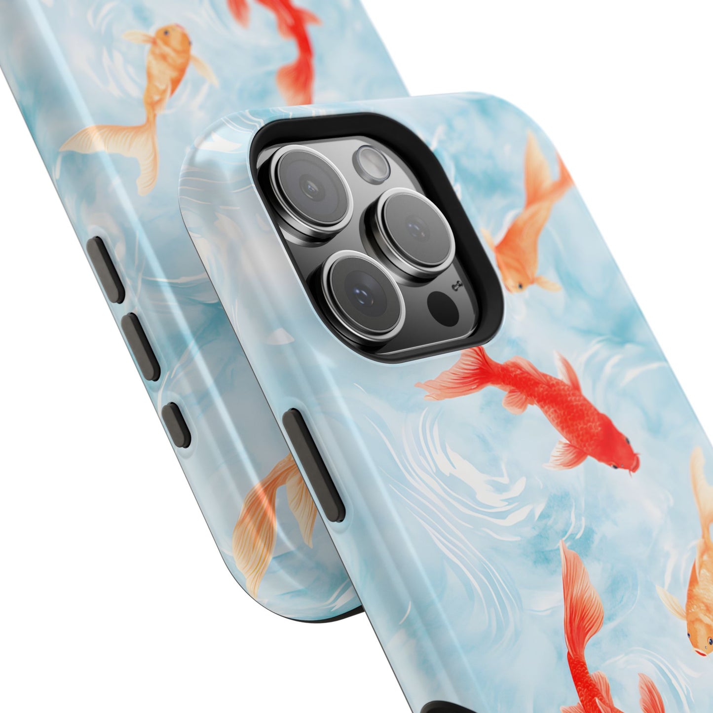 Koi Fish Pond Phone Case – MagSafe Compatible for iPhone & Samsung Galaxy