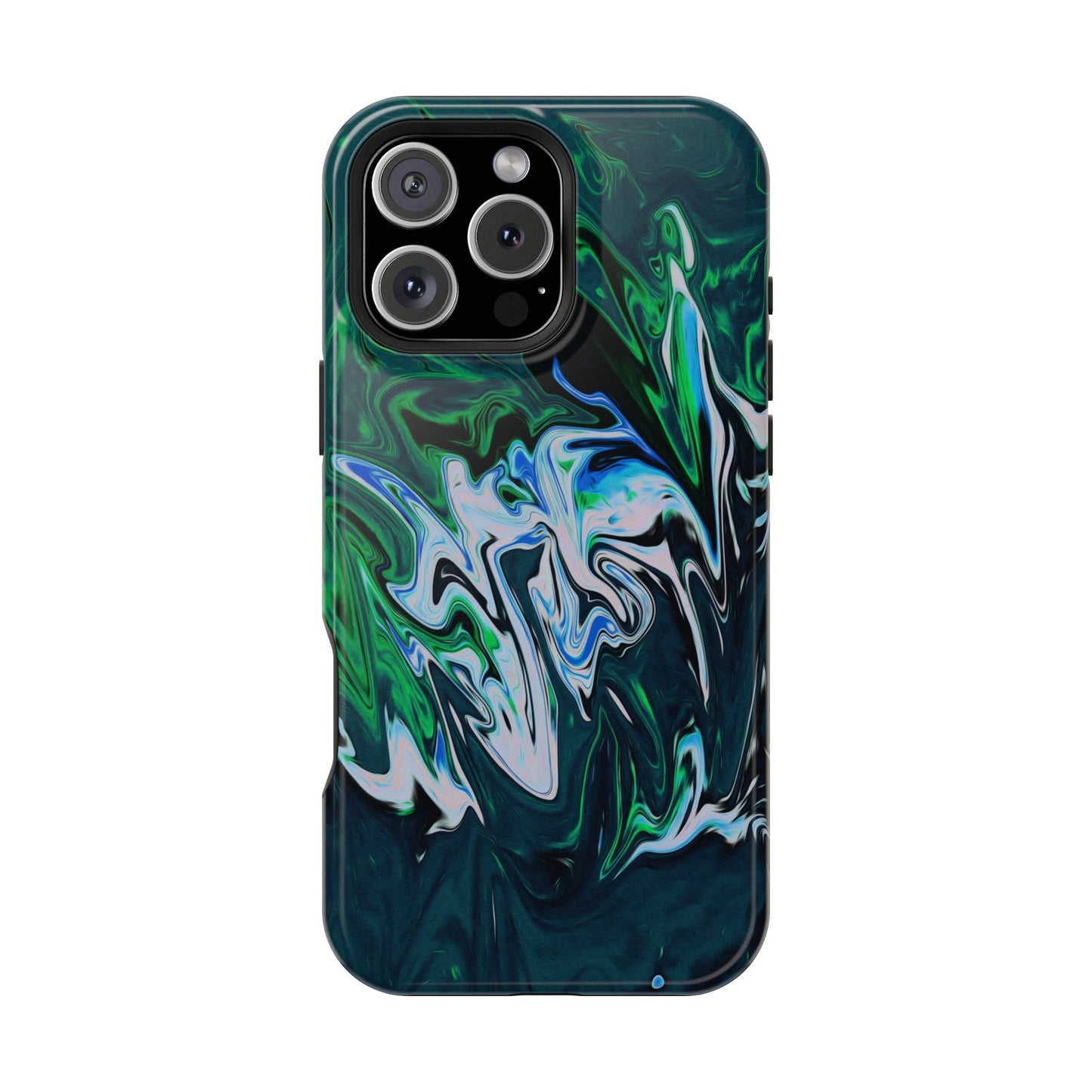 Prismatic Holographic Swirl Phone Case – MagSafe Compatible for iPhone & Samsung Galaxy
