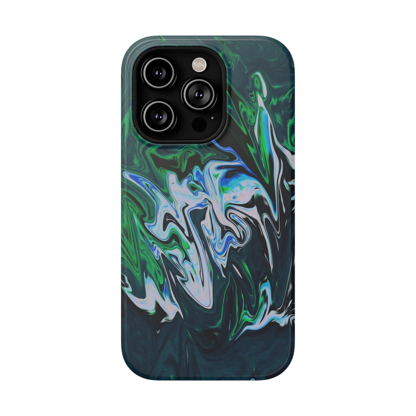 Prismatic Holographic Swirl Phone Case – MagSafe Compatible for iPhone & Samsung Galaxy