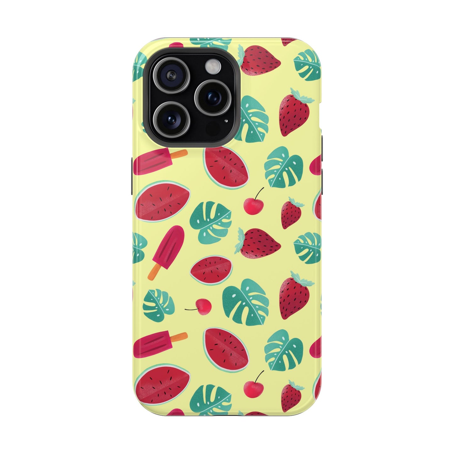 Tropical Summer Fruits Phone Case – MagSafe Compatible for iPhone & Samsung Galaxy