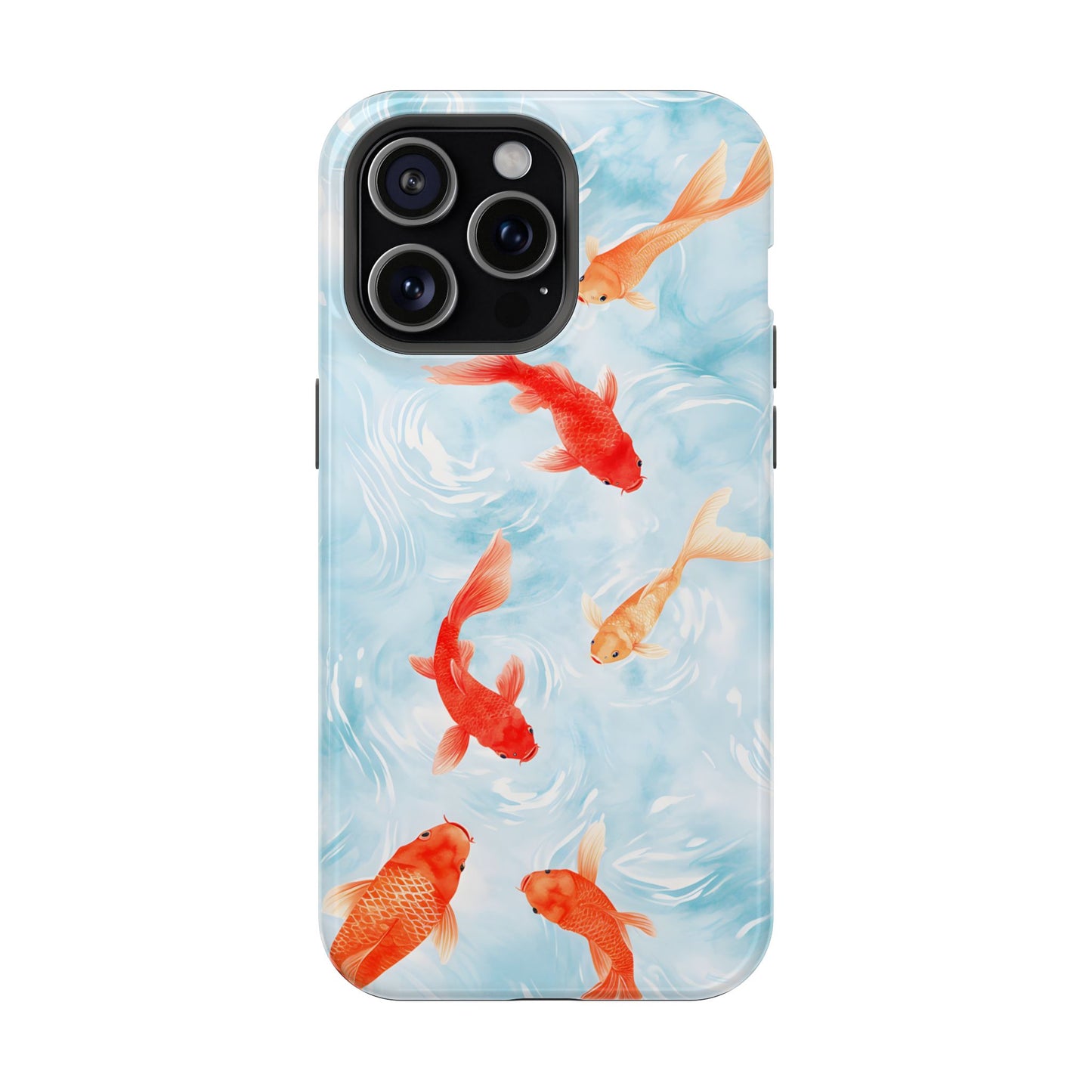 Koi Fish Pond Phone Case – MagSafe Compatible for iPhone & Samsung Galaxy