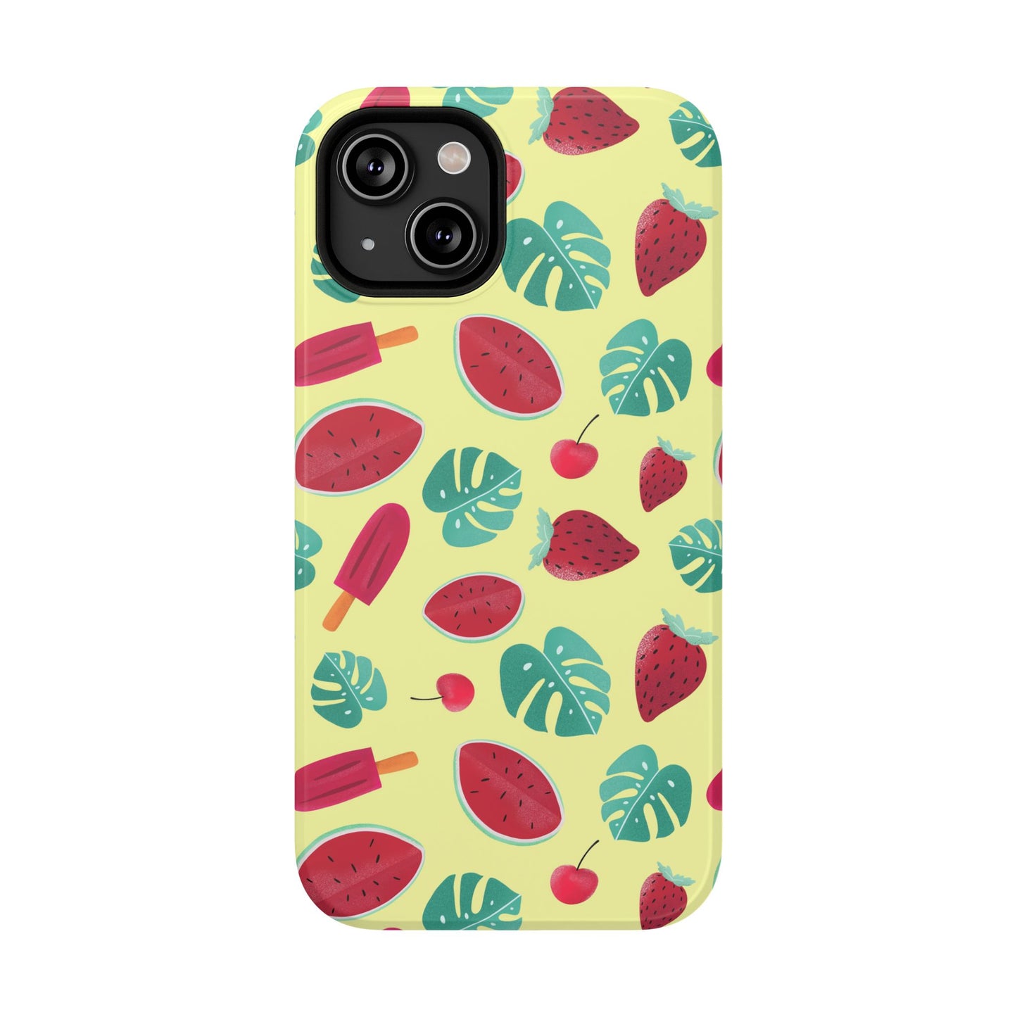 Tropical Summer Fruits Phone Case – MagSafe Compatible for iPhone & Samsung Galaxy