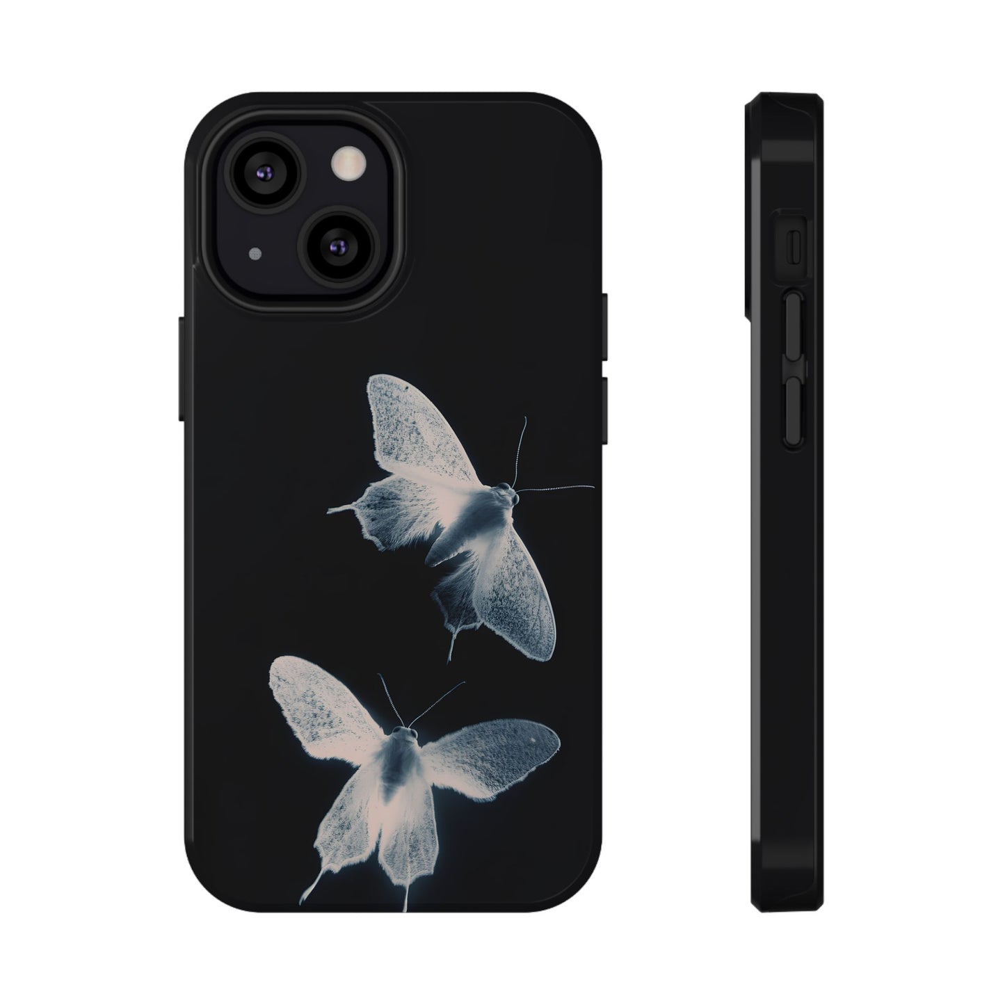 Ethereal Moth Dark Aesthetic Phone Case – MagSafe Compatible for iPhone & Samsung Galaxy