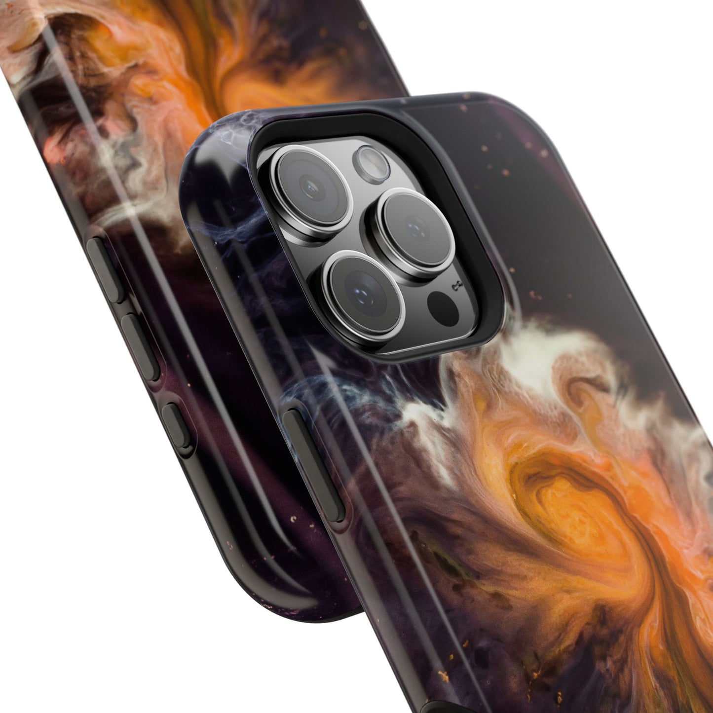 Galactic Ember Nebula Phone Case – MagSafe Compatible for iPhone & Samsung Galaxy