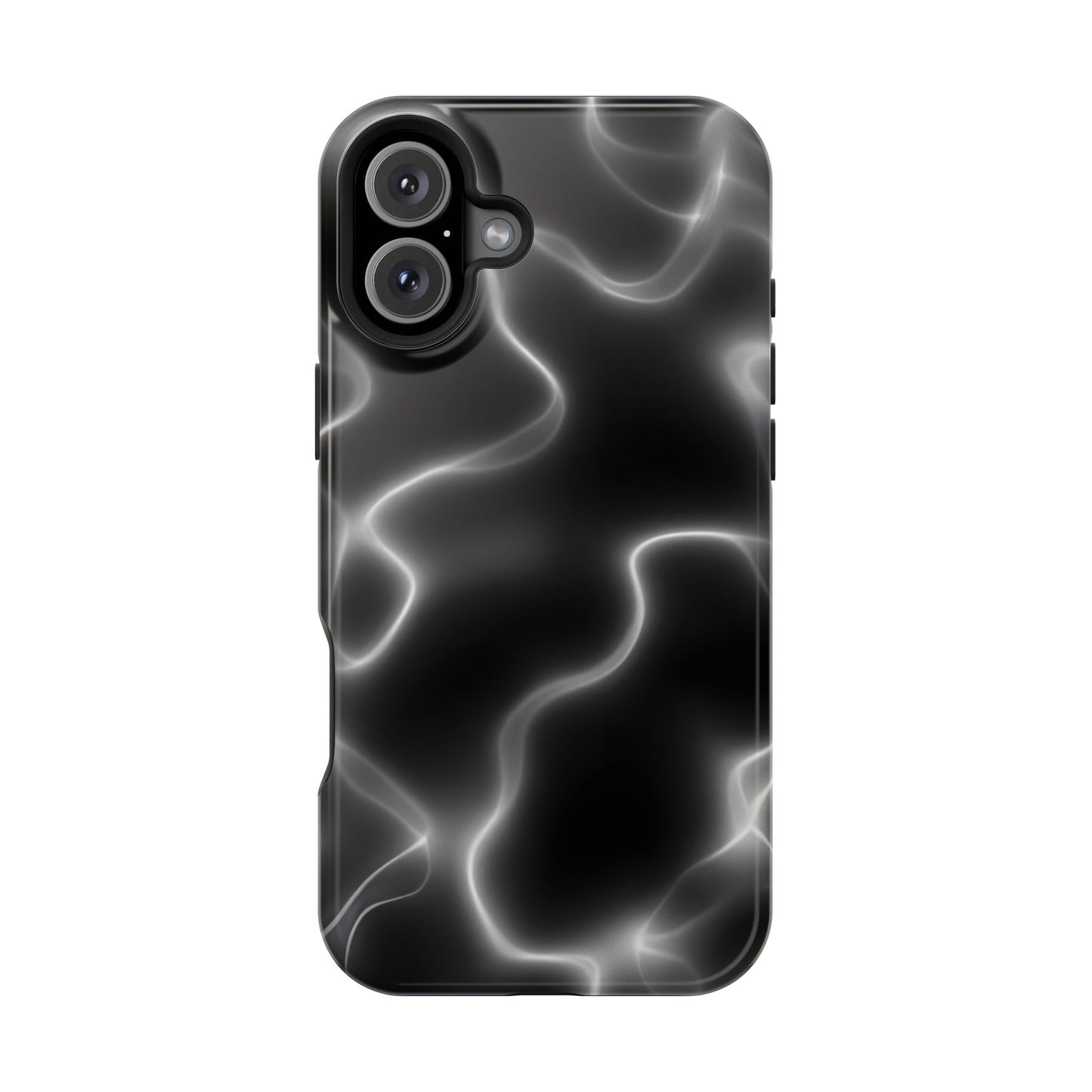 Electric Black Glow Phone Case – MagSafe Compatible for iPhone & Samsung Galaxy