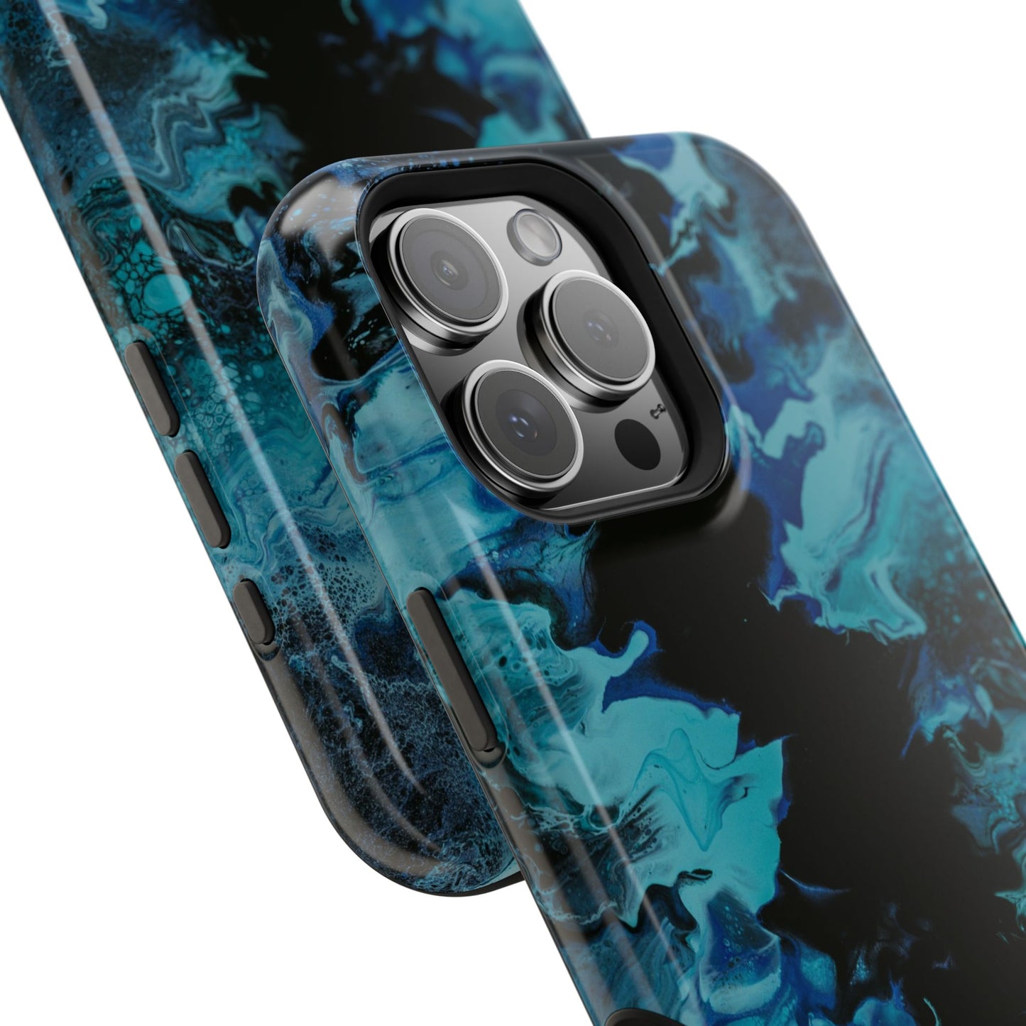 Deep Ocean Swirl Phone Case – MagSafe Compatible for iPhone & Samsung Galaxy