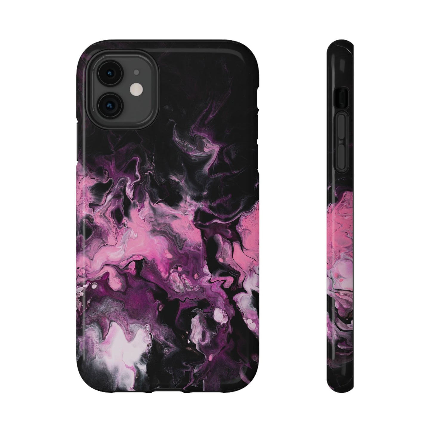 Electric Rose Marble Phone Case – MagSafe Compatible for iPhone & Samsung Galaxy