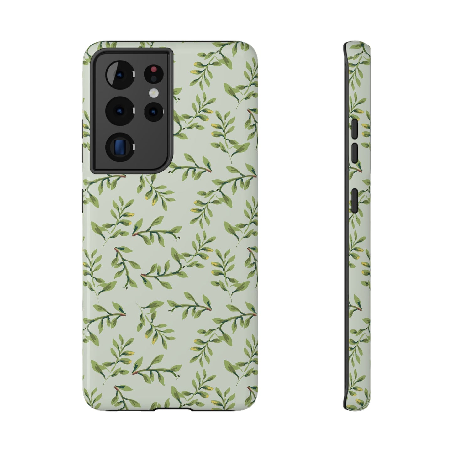 Olive Branch Botanical Phone Case – MagSafe Compatible for iPhone & Samsung Galaxy