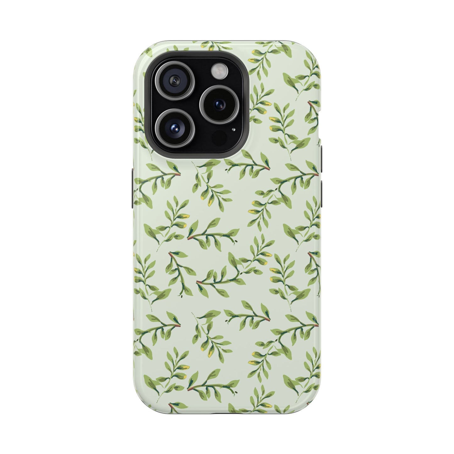 Olive Branch Botanical Phone Case – MagSafe Compatible for iPhone & Samsung Galaxy