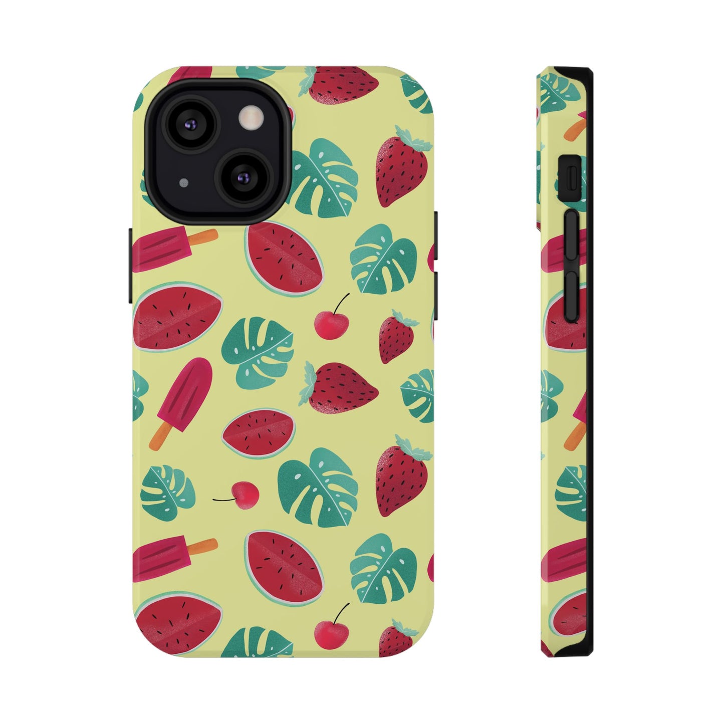 Tropical Summer Fruits Phone Case – MagSafe Compatible for iPhone & Samsung Galaxy