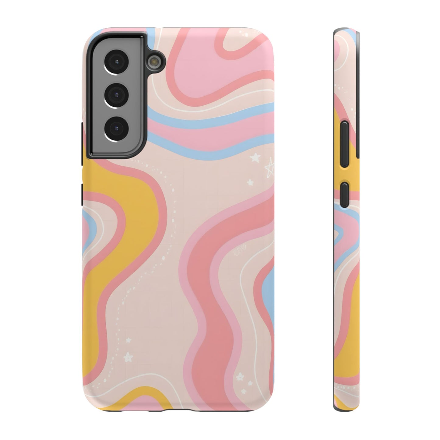 Pastel Dreamy Waves Phone Case – MagSafe Compatible for iPhone & Samsung Galaxy