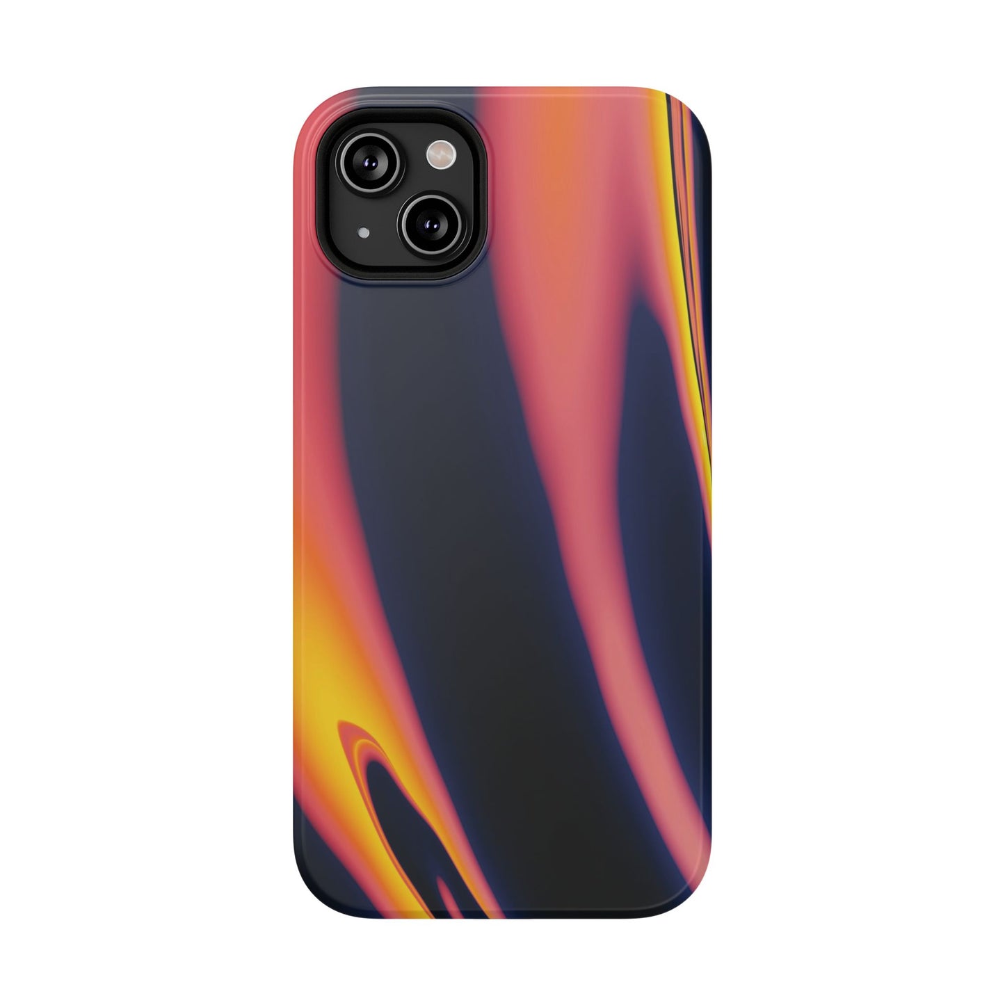 Neon Sunset Flame Phone Case – MagSafe Compatible for iPhone & Samsung Galaxy