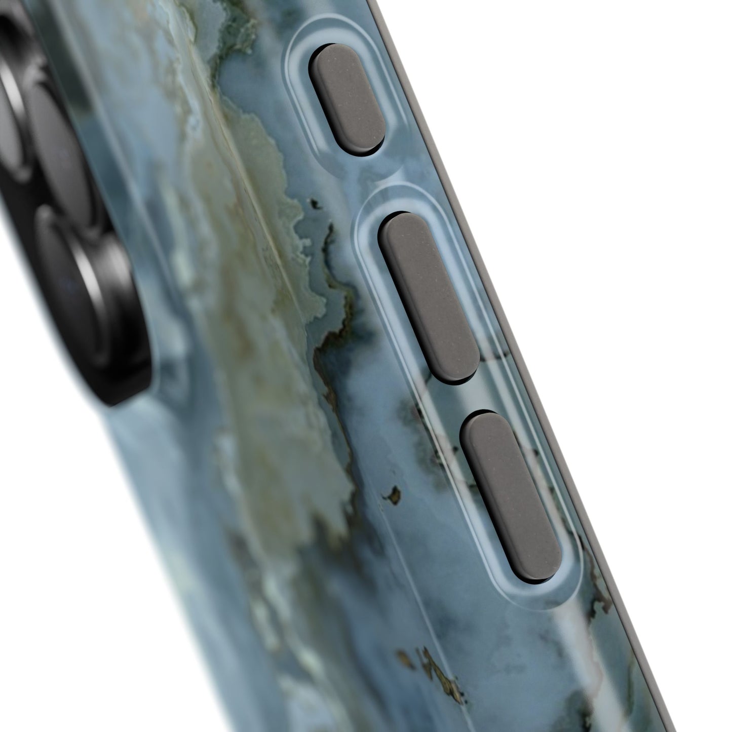 Oceanic Agate Marble Phone Case – MagSafe Compatible for iPhone & Samsung Galaxy
