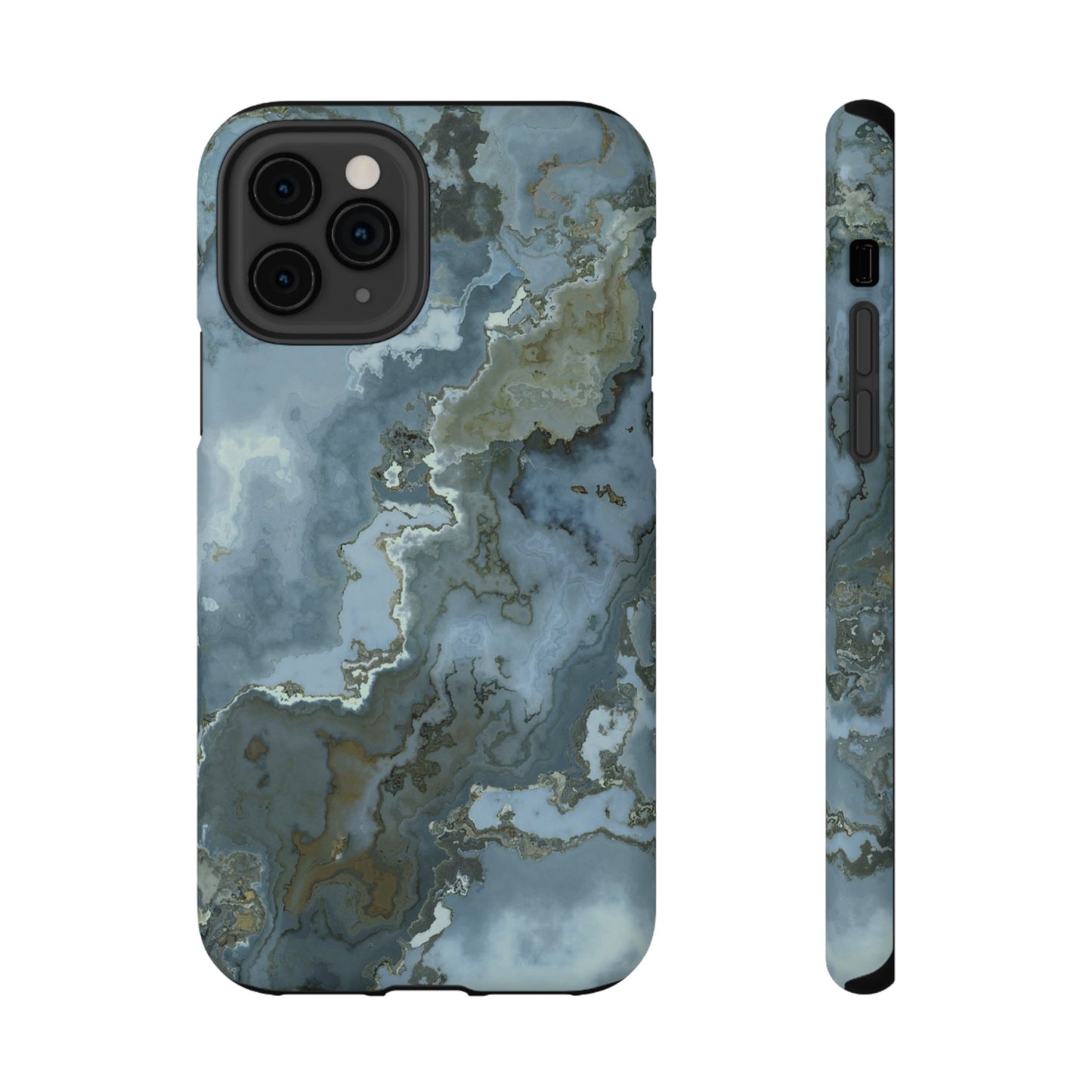 Oceanic Agate Marble Phone Case – MagSafe Compatible for iPhone & Samsung Galaxy