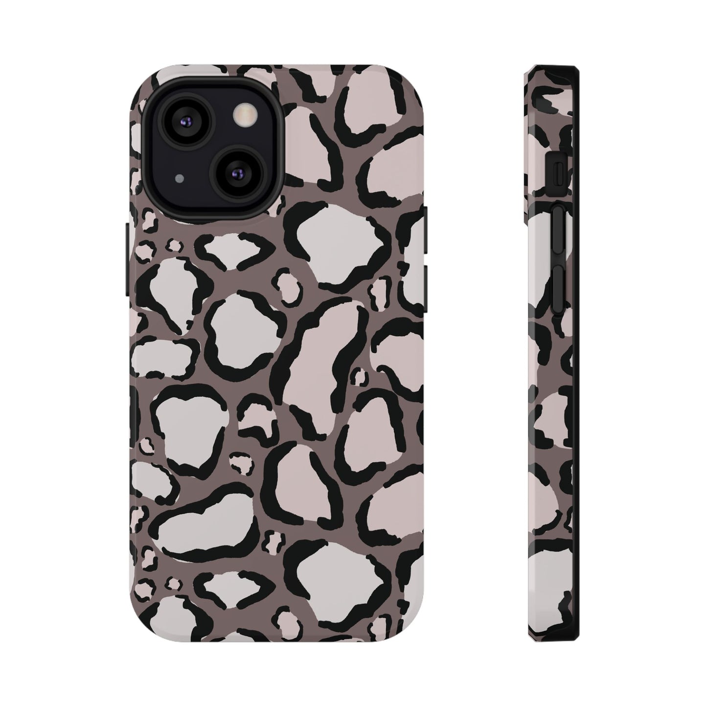 Chic Leopard Print Phone Case – MagSafe Compatible for iPhone & Samsung Galaxy