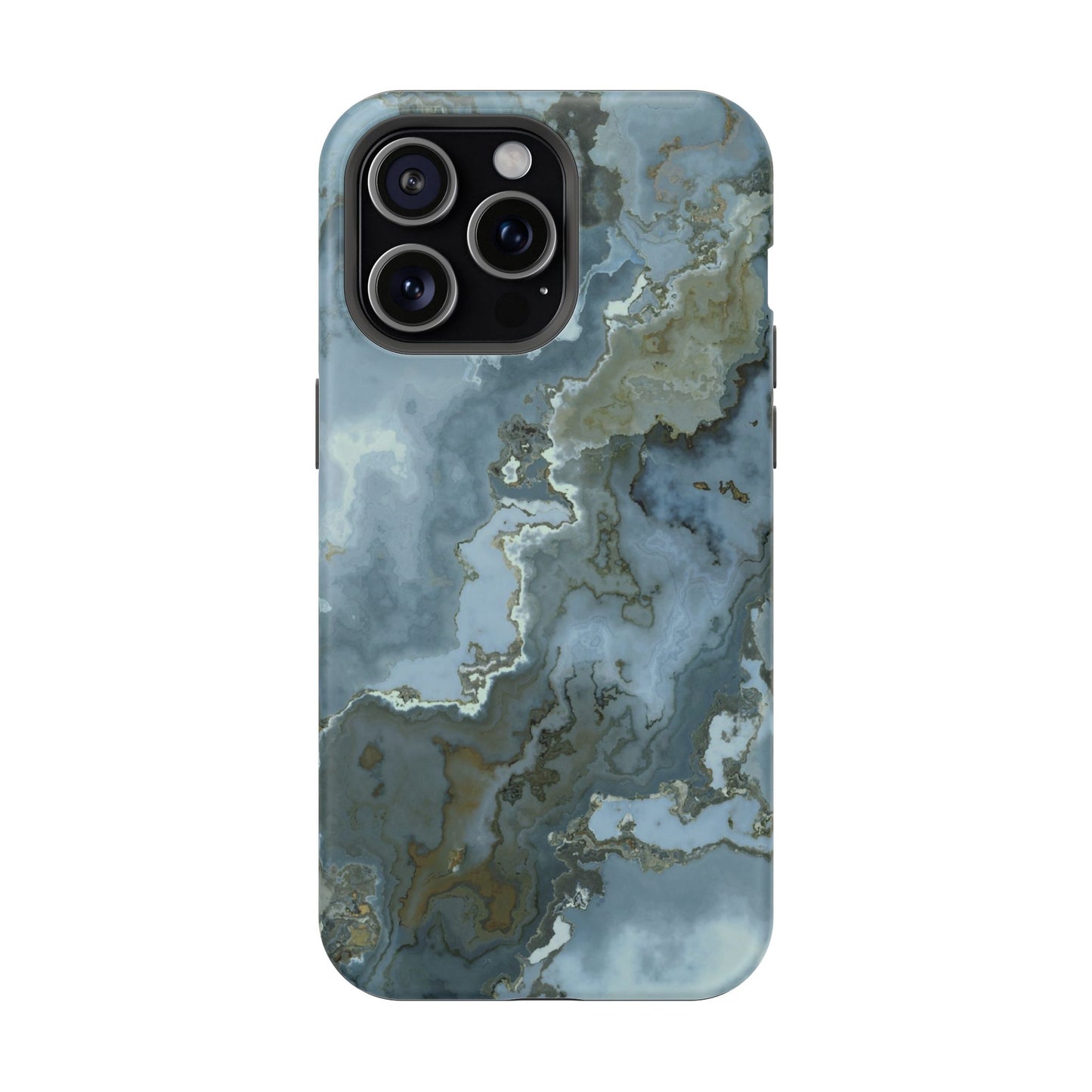 Oceanic Agate Marble Phone Case – MagSafe Compatible for iPhone & Samsung Galaxy