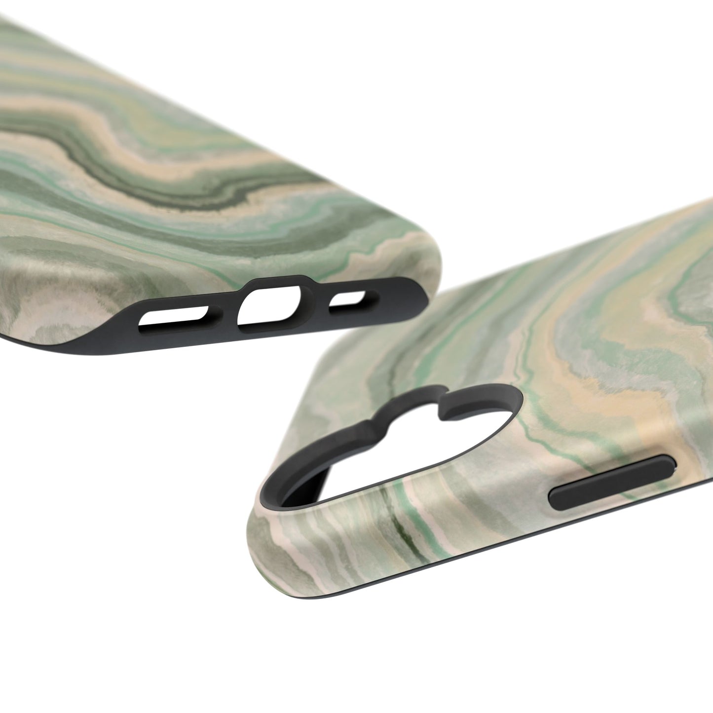 Earthy Agate Stone Phone Case – MagSafe Compatible for iPhone & Samsung Galaxy