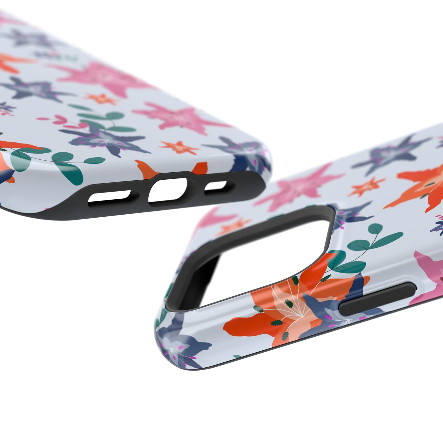 Watercolor Lily Garden Phone Case – MagSafe Compatible for iPhone & Samsung Galaxy
