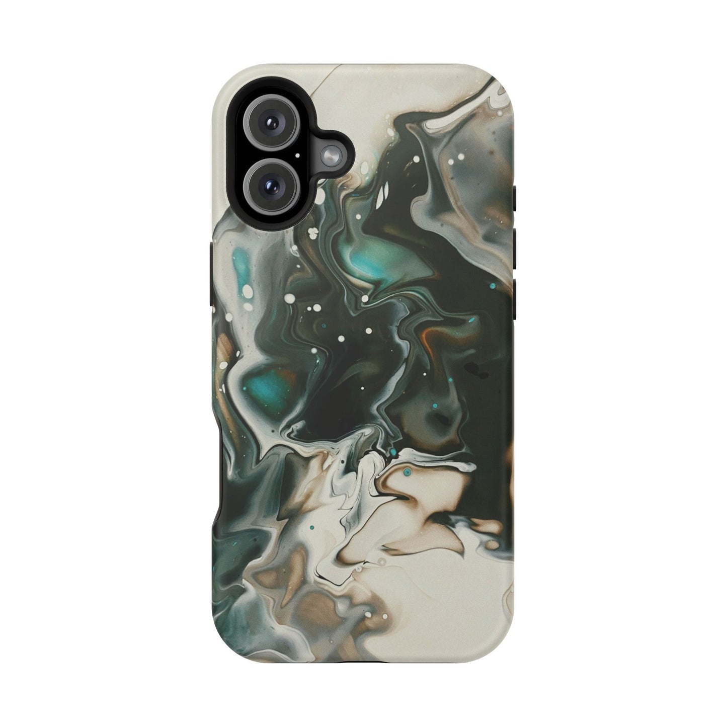 Terra Mist Earthtone Marble Phone Case – MagSafe Compatible for iPhone & Samsung Galaxy