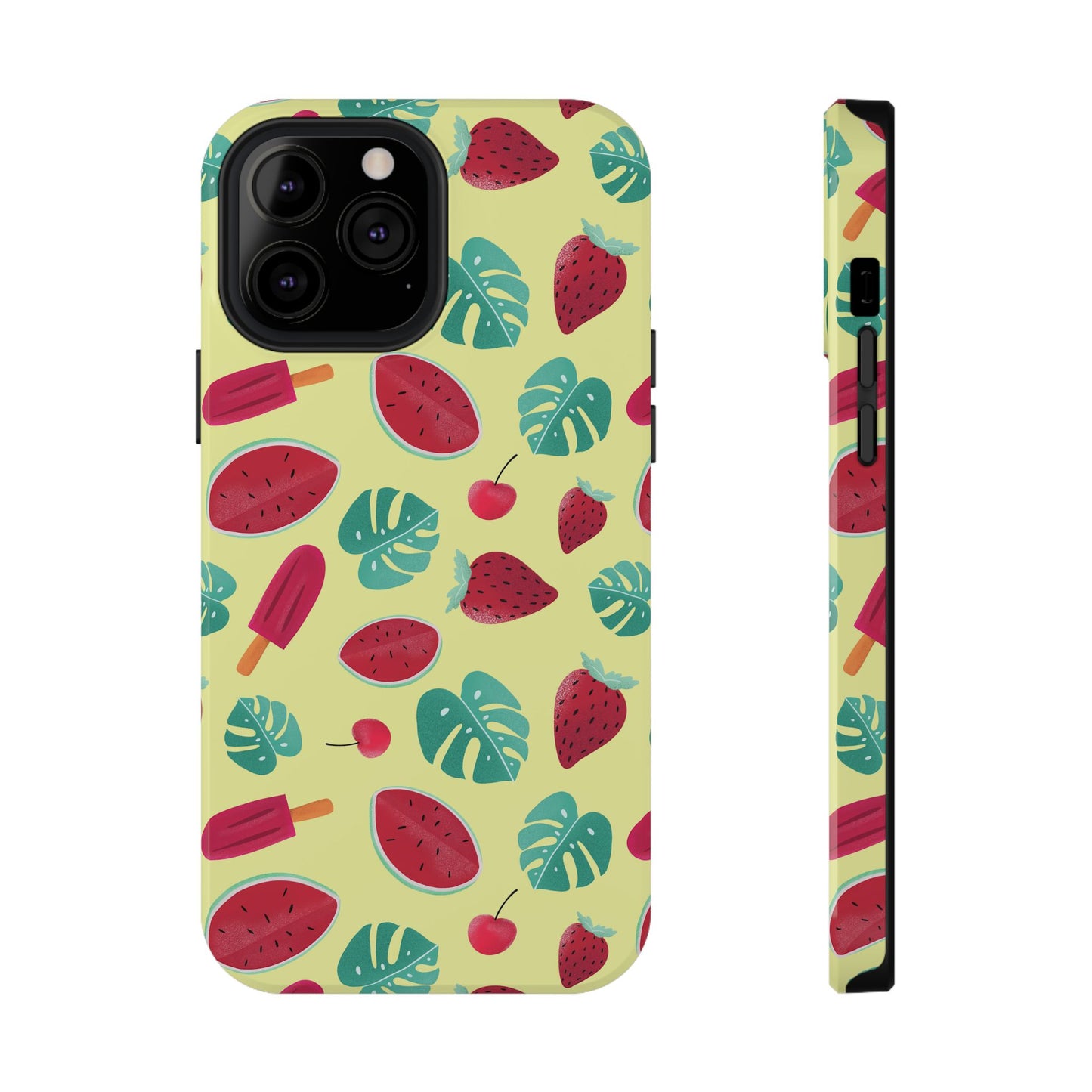 Tropical Summer Fruits Phone Case – MagSafe Compatible for iPhone & Samsung Galaxy