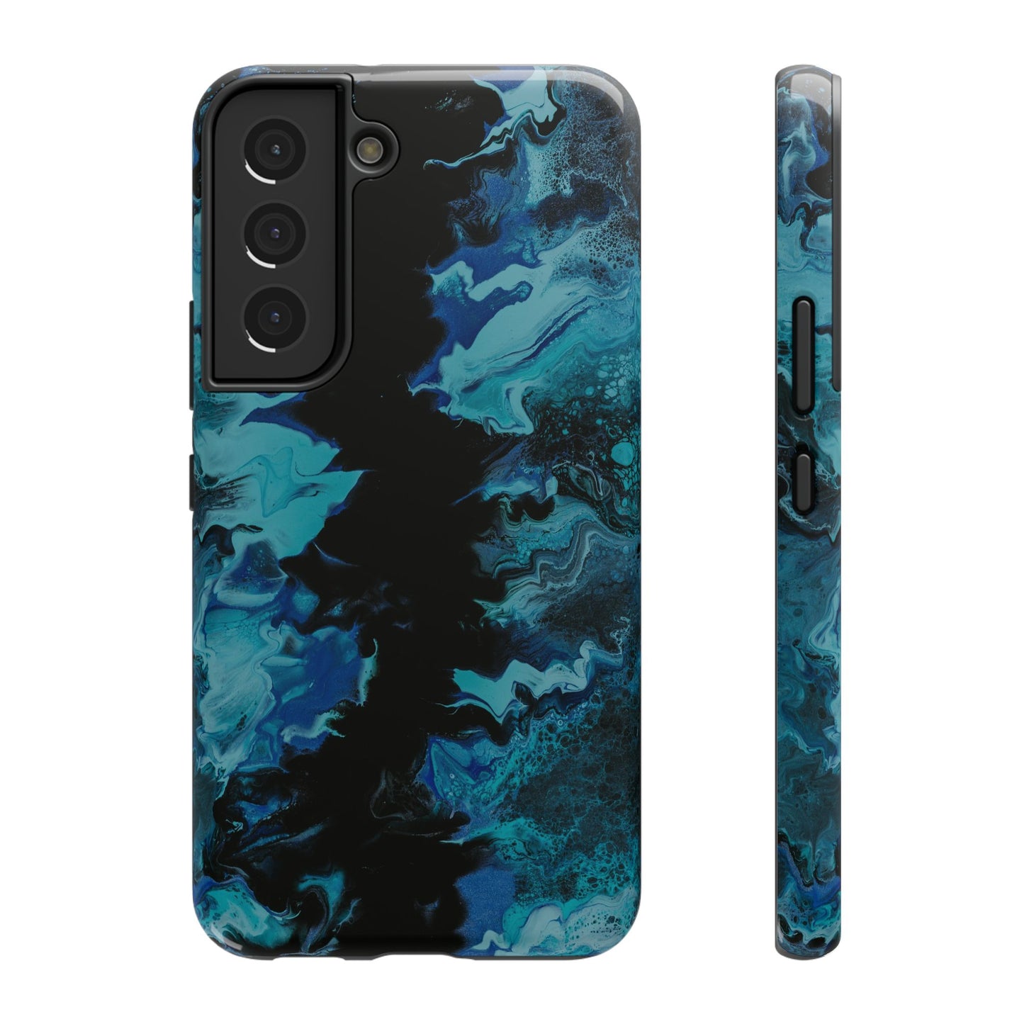 Deep Ocean Swirl Phone Case – MagSafe Compatible for iPhone & Samsung Galaxy