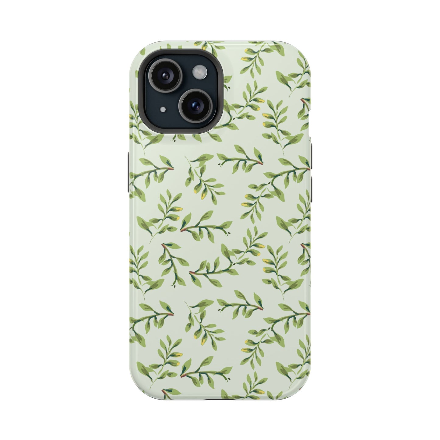 Olive Branch Botanical Phone Case – MagSafe Compatible for iPhone & Samsung Galaxy