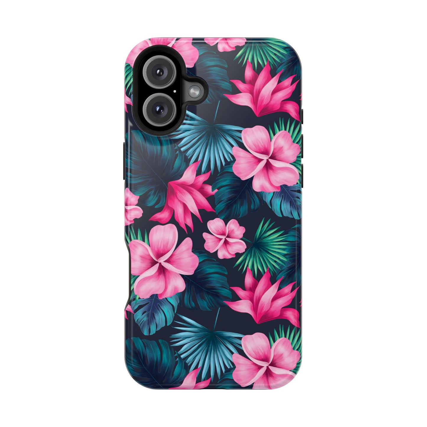 Tropical Paradise Floral Phone Case – MagSafe Compatible for iPhone & Samsung Galaxy