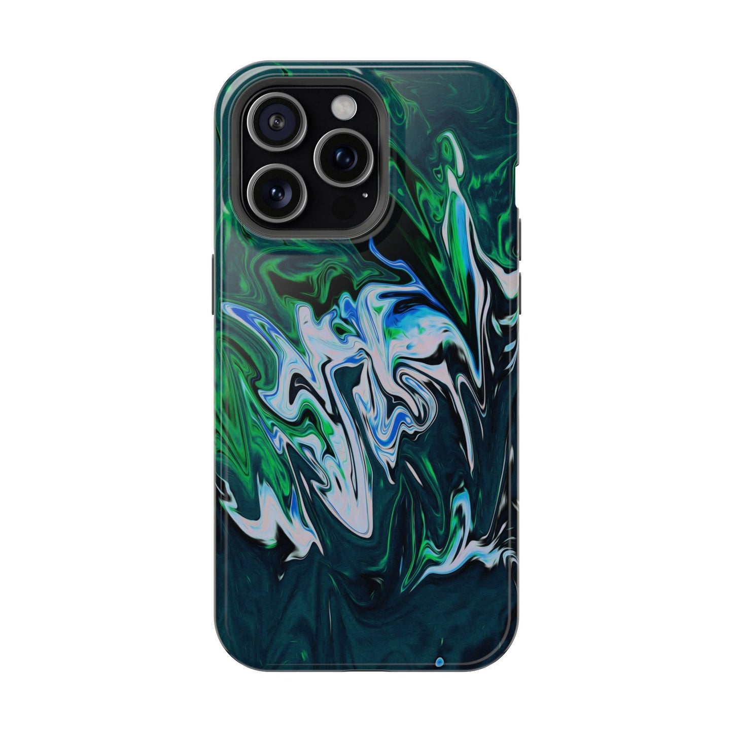 Prismatic Holographic Swirl Phone Case – MagSafe Compatible for iPhone & Samsung Galaxy
