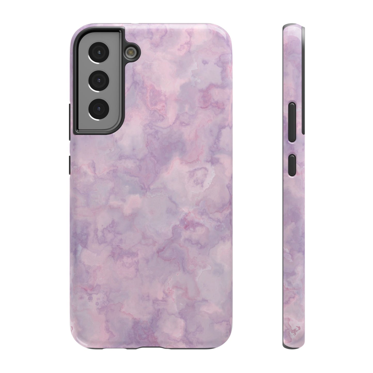 Lavender Dream Marble Phone Case – MagSafe Compatible for iPhone & Samsung Galaxy